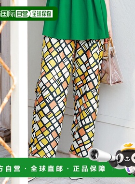 日本直邮RANAN 几何图案印花长裤 R05096EW10508