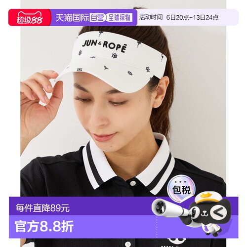 日本直邮JUN&ROPE' 女士 小纹样太阳帽檐 2026CERU46100