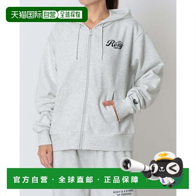 日本直邮ROXY 户外休闲运动衫连帽卫衣 HISTORICAL 拉链连帽衫 混