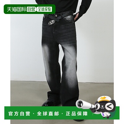 日本直邮CORPUS TOKYO 男女同款高对比度复古牛仔裤 舒适宽松 适