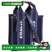 女士两用单肩包 DNM 手提包 SMTH 日本直邮Coach 牛仔布 MIN