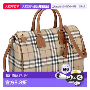 日本直邮BURBERRY博柏利手提包海军蓝女士经典大牌简约风时尚新款