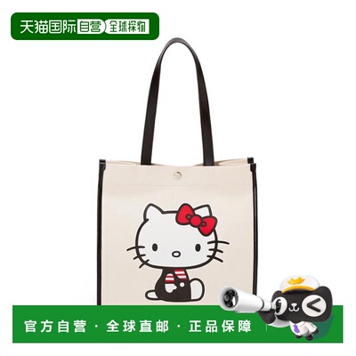 1h可退 日本直邮HELLO KITTY × Breath TOPKAPI 印花帆布皮革拼