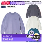 Slow 方形徽标背面印花长袖 Caravan 日本直邮Go USA T恤男士 休3