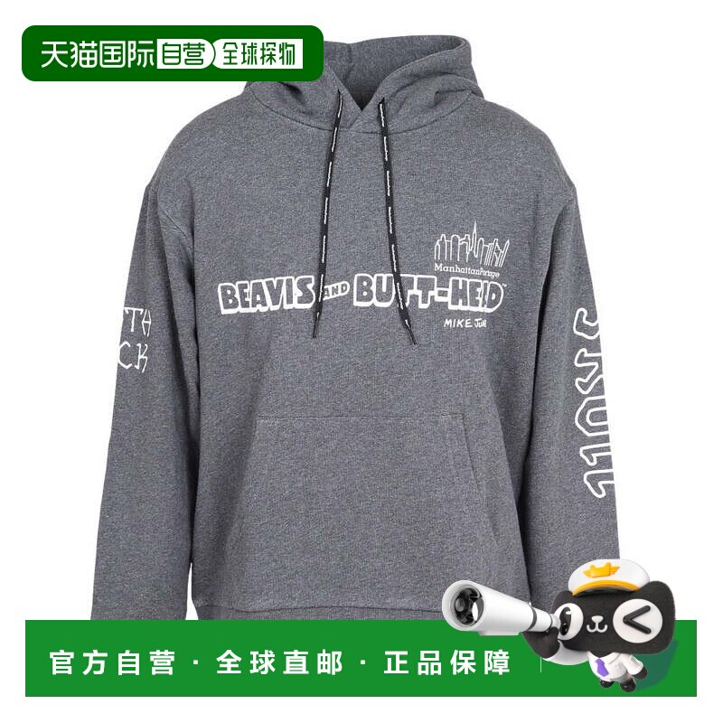 日本直邮ManhattanPortage 印花套头卫衣 图案为Beavis And Butt- - 实物图
