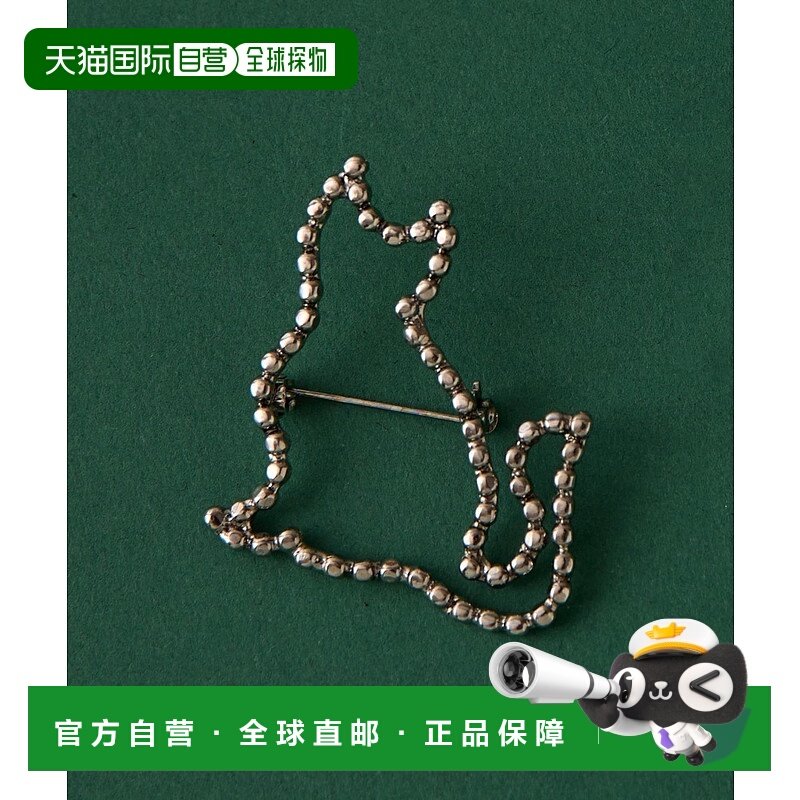 1h可退 日本直邮ADER.bijoux 女士 真鍮 CUTSTEEL 猫造型胸针 A01