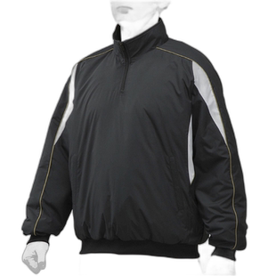 日本直邮MIZUNO 半拉链夹克填充棒球服装中性男女通用 12JE9V3209