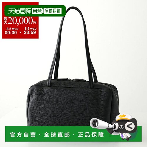 日本直邮THE ROW ASTRA 女士皮革保龄球包 W1725 L129 BLACK-ANS
