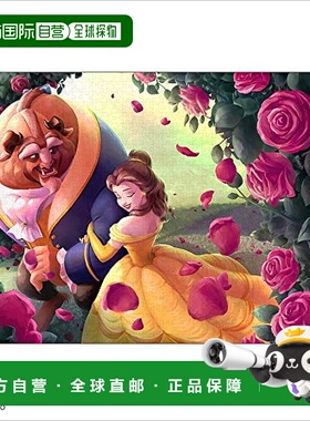 【日本直邮】Tenyo 1000片拼图美女与野兽蔷薇小径51x73.5cm