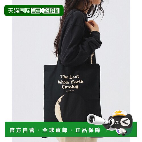 1h可退 日本直邮WHOLE EARTH CATALOG 女士 长款棉质托特包 13611