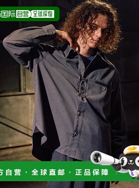 1h可退 日本直邮Casper John 男装 复古设计衬衫 切换色刺绣细节