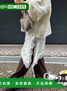 1h可退 日本直邮DouDou 女装 不对称设计蕾丝背心裙 DDZ1052304A0