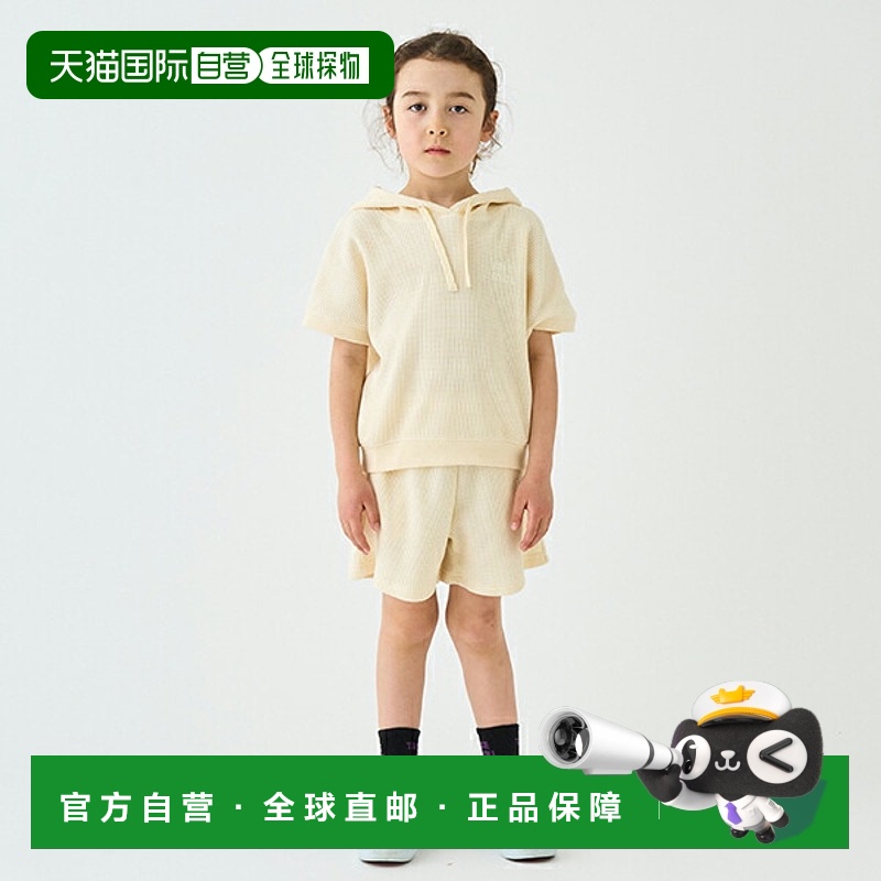 日本直邮MINIMAL 华夫格短裤新款儿童运动青少年休闲裤套装