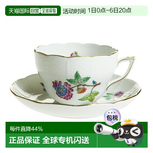 日本直邮Herend海兰德赫伦匈牙利手绘VA维多利亚女王系茶杯茶壶