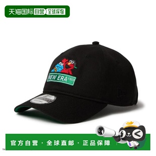 日本直邮NEW ERA 9TWENTY SESAME STREET 帽子 黑色
