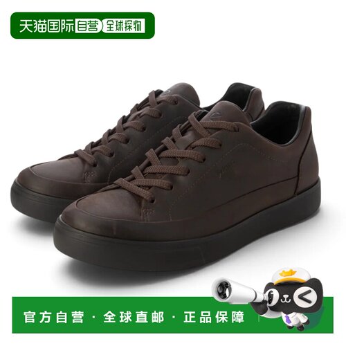 日本直邮ECCO 舒适柔软脚感 SOFT 10 M 男士真皮 GORE-TEX 防水系