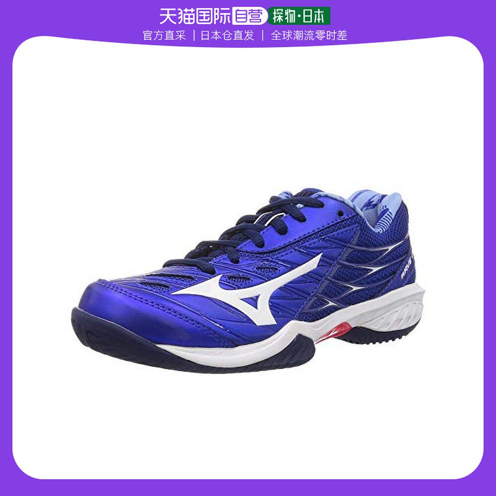 【日本直邮】Mizuno美津浓 羽毛球球鞋 蓝色x白色 23.5cm 3E