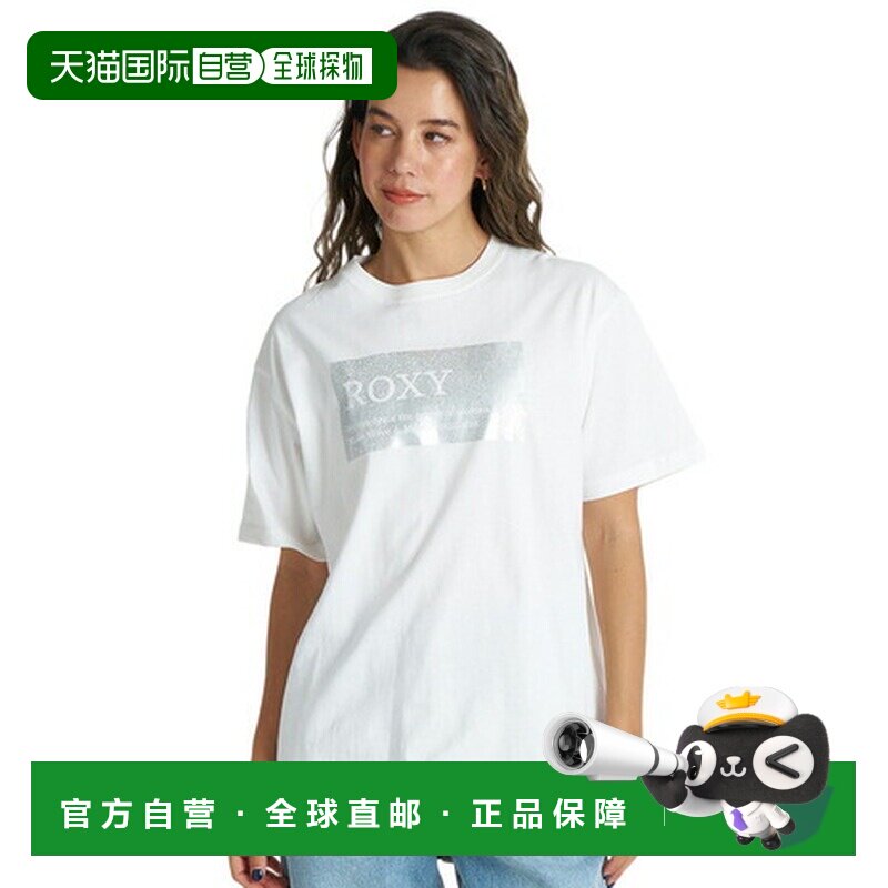 日本直邮Roxy DAY DREAM女士半袖T恤 [26SPRST261602YWHT] - 实物图