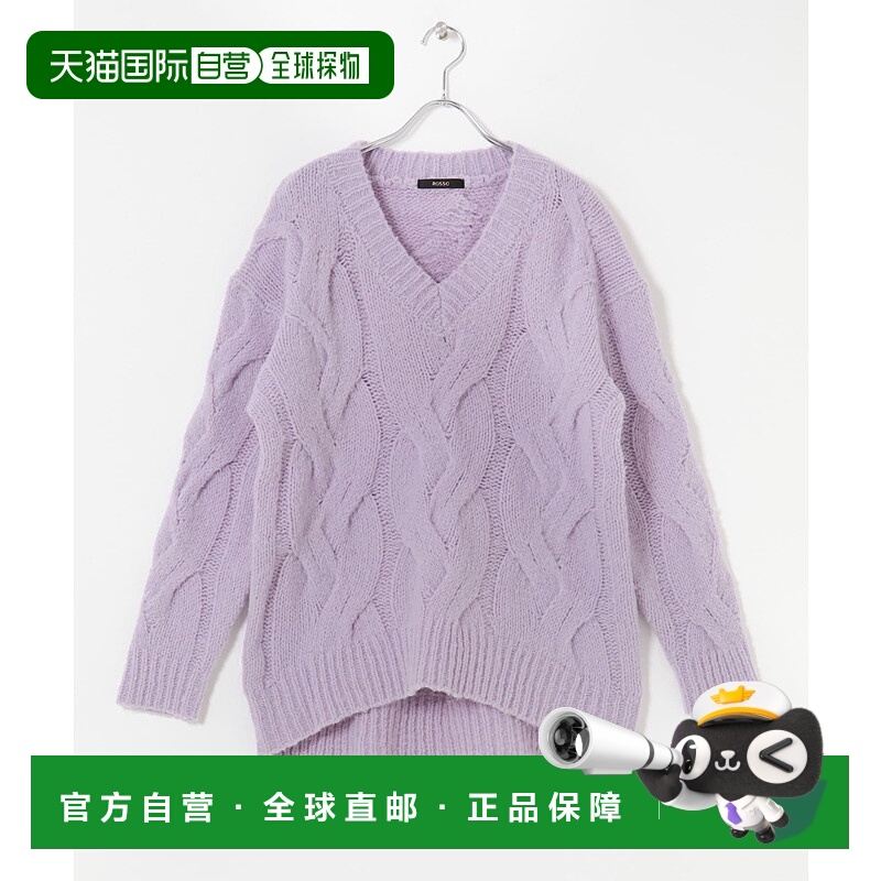 1h可退 日本直邮URBAN RESEARCH ROSSO WOMEN 女装 羊毛混纺 编织