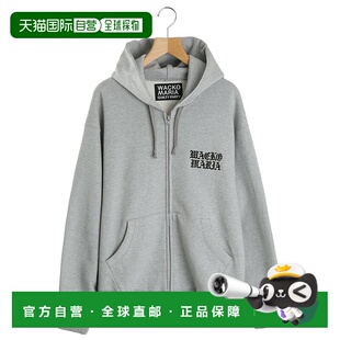 加厚全棉连帽卫衣 1h可退 男装 MARIA 半拉链设计 日本直邮WACKO