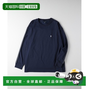 男装 NUMBER 袖 线设计长袖 柔软纯棉舒适 1h可退 T恤 日本直邮BACK