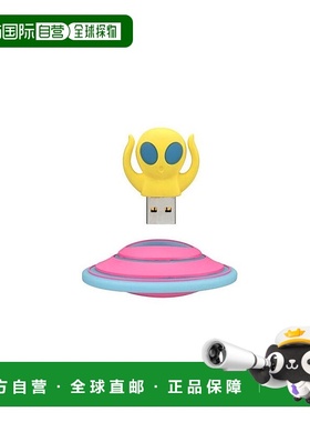 【日本直邮】Green House USB内存U盘8GB 外星人型黄色 GH-UFDAL8