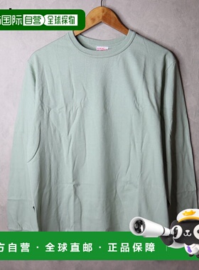 日本直邮Healthknit Tompkins 圆领长袖T恤尺码 213复古黑色米卡