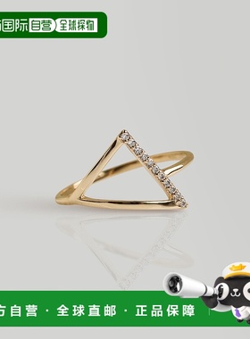 1h可退 日本直邮cui-cui 女装 K10YG 黄金钻石戒指 2025假日系列