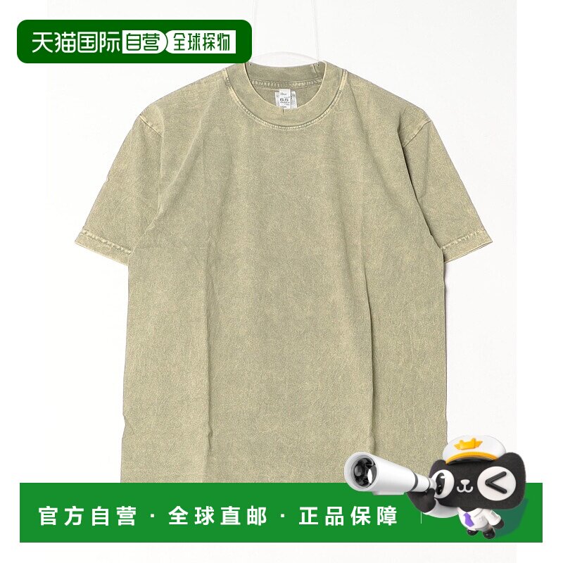 1h可退 日本直邮LOS ANGELES APPAREL 男女同款 矿物质洗水工艺 T
