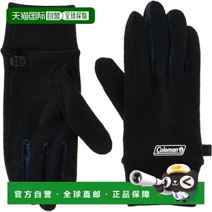 【日本直邮】Coleman科勒曼   男士款手套 黑色 686-1022新款滑雪