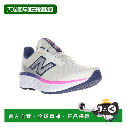 日本直邮New Balance 女士跑步鞋宽度：D米色 x 亮粉色W5201N8
