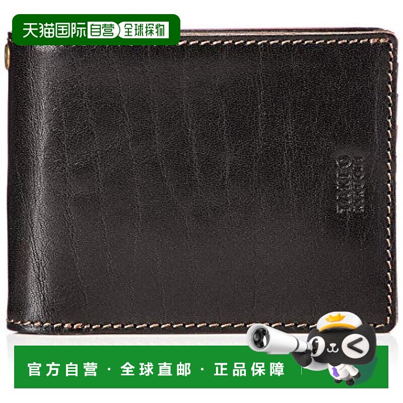 【日本直邮】Takeo Kikuchi精致实用钱包区多卡槽黑色手拿便携