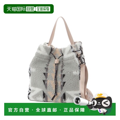 1h可退 日本直邮PENDLETON 女装 绒面抽绳手提肩背包 498071