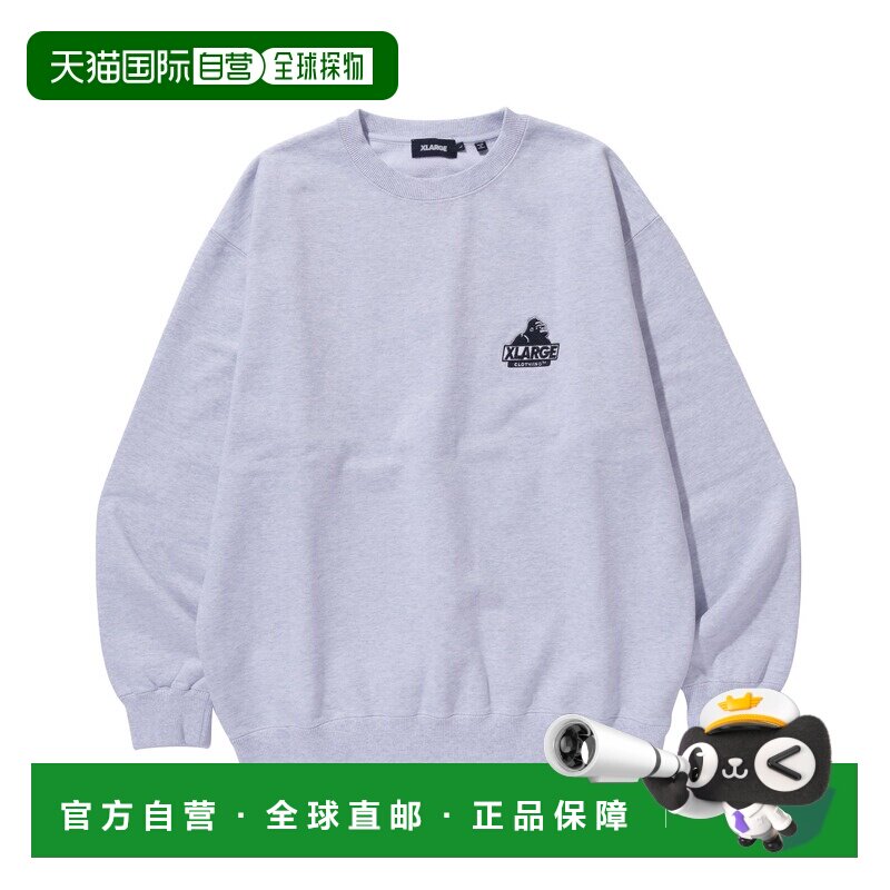 日本直邮XLARGE 男女同款 SLANTED OG刺绣圆领卫【付后1h可退】图片