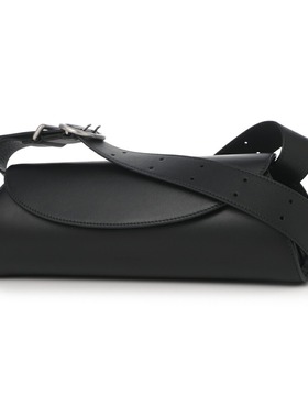 日本直邮JIL SANDER 男士 Cannolo 小号单肩包 黑色 (j25wd0030 p