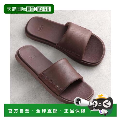 日本直邮UGG 凉拖鞋 Seaside II Slide 海滨 1166593 LUG棕色