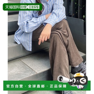 宽松灯芯绒阔腿裤 1h可退 女装 STANDARD 系带高 日本直邮JOURNAL