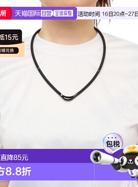 日本直邮PHITEN RAKUWA 磁气钛项链S - 2 55cm [0215TG677054] 黑