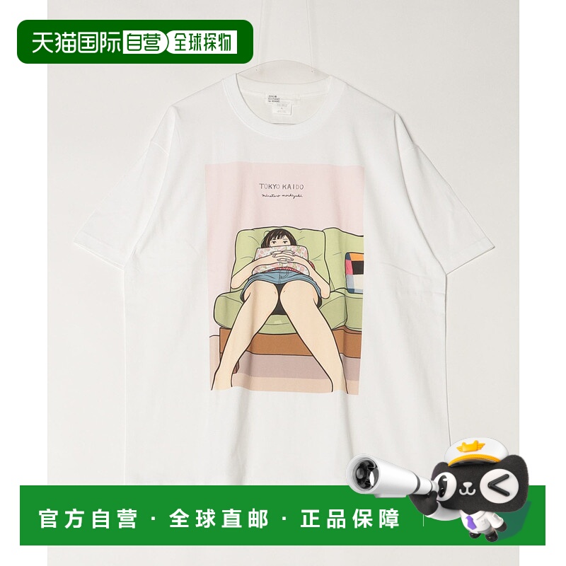 1h可退 日本直邮TOKYO CULTUART by BEAMS 男女同款东京怪童印花T