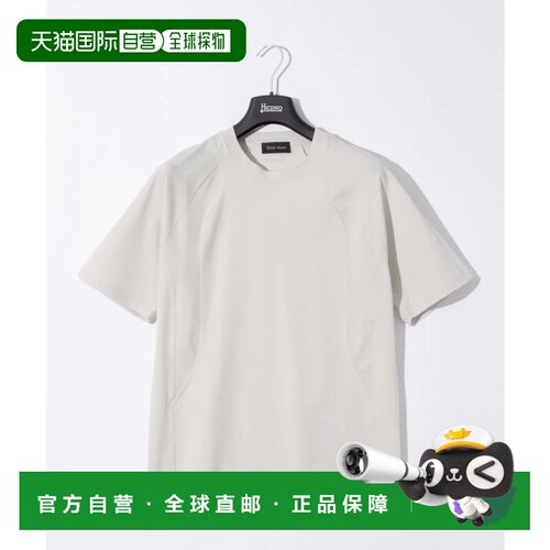 日本直邮HERNO JG00040UL 52003 男士超细棉弹力T恤 短袖 春夏 棉