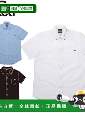日本直邮JACKED 男士泳衣短袖纽扣牛津衬衫领胸口袋 FOOTMARK 820