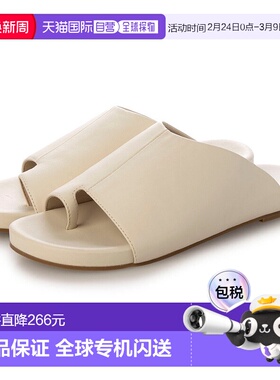 日本直邮RANDA 真皮皮革丁字凉鞋 RA041BW14844 黑色