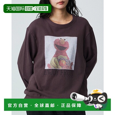 1h可退 日本直邮FRUIT OF THE LOOM 女装 芝麻街联名 甘编棉质长