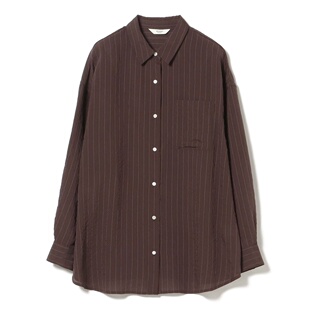 日本直邮BEAMS 女装 双条纹宽松衬衫 43110193268 HEART