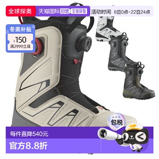 日本直邮SALOMON LAUNCH BOA SJ 男女直筒外套双 Boa 系带滑雪靴