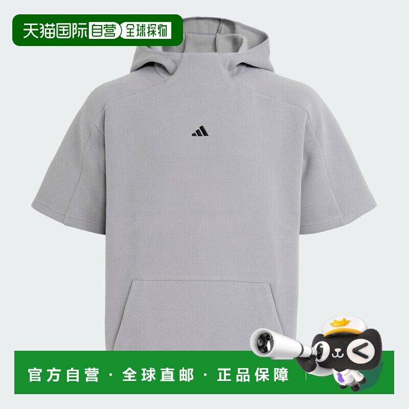 日本直邮阿迪达斯 adidas 可退货 高尔夫半袖运动卫衣帽衫