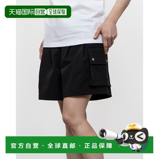 工装 短裤 JL5100 日本直邮阿迪达斯女士休闲长裤 黑色 STR