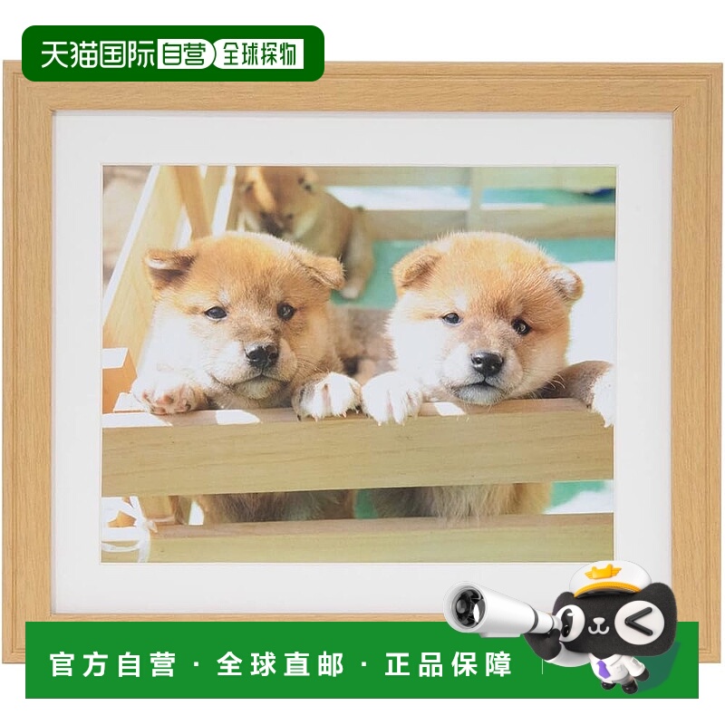 【日本直邮】FUJICOLOR 木制相框 YM-9 6 切 木质底座 407574