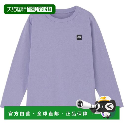 日本直邮北面THE NORTH FACET恤品牌Logo落肩圆领长袖速干防晒
