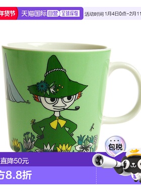 日本直邮Arabia 阿拉比亚 Moomin 马克杯 Snufkin陶瓷咖啡杯礼物